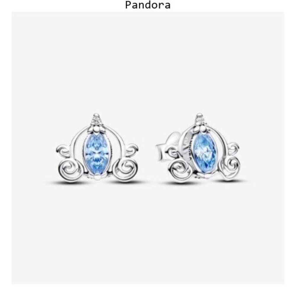 Pandora Disney Cinderella's Carriage Stud Earrings